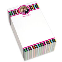 Colorful Stripe Photo Chunky Notepads