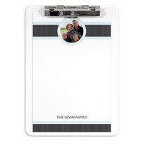 Charcoal Herringbone Photo Notepad