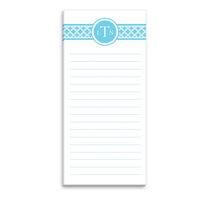 Turquoise Weave Skinny Notepad