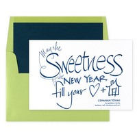 Sweetness of Heart and Home Jewish New Year Cards