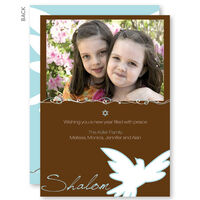 Dove of Peace Jewish New Year Photo Cards