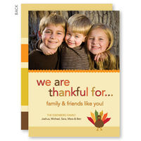 Thanksgiving From Us Thanksgiving Photo Cards