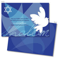 Wishful Dove Hanukkah Cards