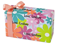 Crazy Daisy Personalized Gift Wrap