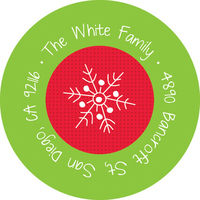 Santa's Postcard for Me Address Labels