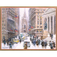 Winter Comes to Wall Street Holiday Cards