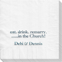 eat. drink. remarry Napkins