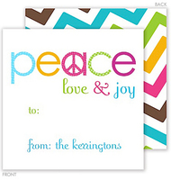 Peace Holiday Enclosure Cards