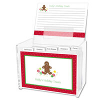 Gingerbread Recipe Box and Recipe Cards