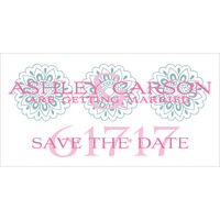 Triple Blossom Save the Date Announcements