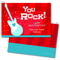 You Rock Valentine Exchange Cards
