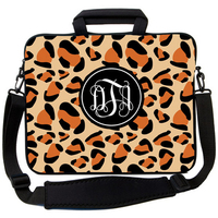Leopard Polka Dot Laptop Bag