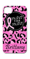 Breast Cancer Fight the Fight iPhone Hard Case