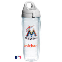 Miami Marlins Personalized Water Bottle