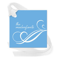 Water's Edge Gift Tags with Attached Ribbon