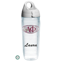 Alpha Phi Personalized Water Bottle