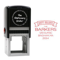 Happy Holiday Banner Self-Inking Stamper