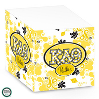 Kappa Alpha Theta Swirl Sticky Note Cube