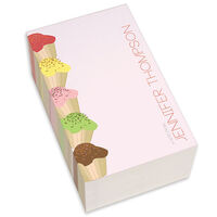 Sweet Cupcakes Pink Chunky Notepads