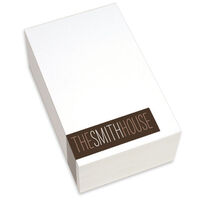 Brooke's Blossoms Chocolate Statement Chunky Notepads