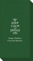 Keep Calm and Jingle On Guest Towels