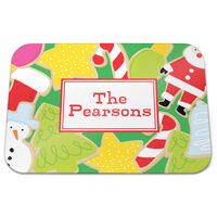 Holiday Treats Glass Cutting Boards