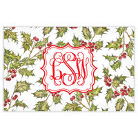 Holly Berry Laminated Placemat