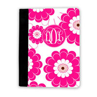 Hot Pink Floral iPad Cover