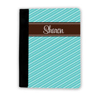 Fun Stripe Turquoise Coco iPad Cover