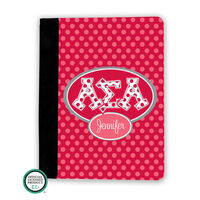 Alpha Sigma Alpha Letters on Dots iPad Cover