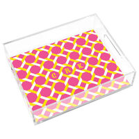 Links Small Lucite Tray by Jonathan Adler