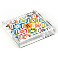 Honeycomb Crystal Paperweight by Jonathan Adler