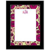 Pink Retro Daisy Dry Erase Magnetic Board