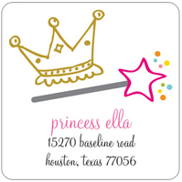 Princess Address Labels