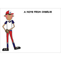 The Baseball Boy Flat Note Cards