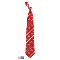 Ohio State University Cambridge Striped Silk Necktie
