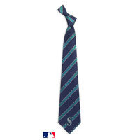 Seattle Mariners Striped Woven Necktie