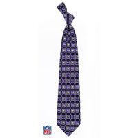 Baltimore Ravens Medallion Silk Neckties