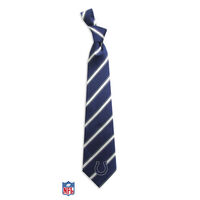 Indianapolis Colts Striped Woven Necktie
