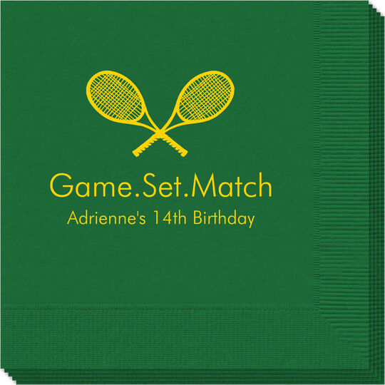 Personalized Tennis Napkins