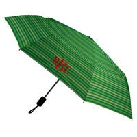 Green Stripe Travel Umbrella