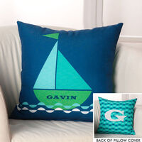 Smooth Sailing Throw Pillow Cover