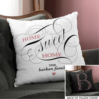 Sweet Home Throw Pillow Cover