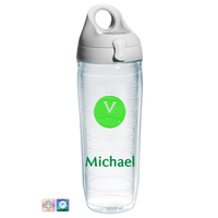 University of Virginia Personalized Neon Green Water Bottle