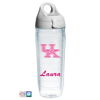 University of Kentucky Personalized Neon Pink Water Bottle
