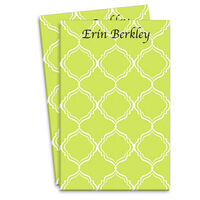 Lime Patterned Notepads