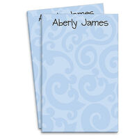Blue Patterned Notepads