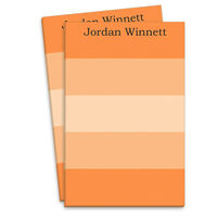 Orange Multi Striped Notepad