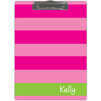Pink Multi Stripe Clipboard