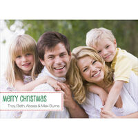 Modern Holiday Photo Cards